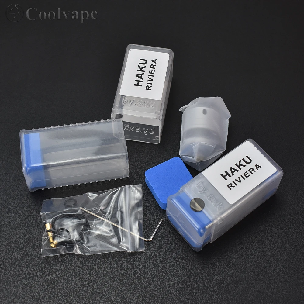 Распылитель RDTA SXK Haku обслуживаемый атомайзер 22 мм 316SS с squonk pin bf vs HAKU VENNA V2 Rda |
