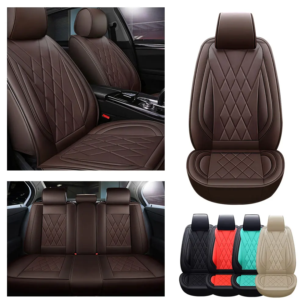 

Luxury Full Coverage Car Seat Cover For Hyundai i30 ix25 ix35 ix45 Genesis Kona Ioniq H Rio Tucson Santa Fe Comfortable interior