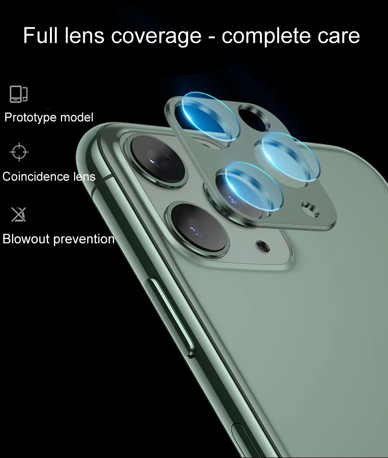 Защита для экрана камеры для iPhone 11 pro max+ задняя крышка для объектива защитный чехол для Apple iPhone 11 XR стеклянная пленка аксессуары