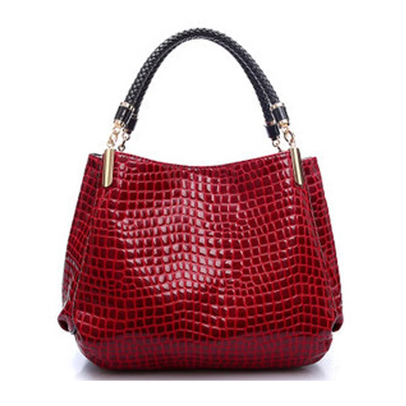 Модная женская сумка из кожи аллигатора Bolsas De Couro модная на плечо известных
