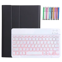 7 color backlight keyboard case for lenovo tab m10 fhd plus 2020 tpu leather case for lenovo tab tb x606x x606f keyboard