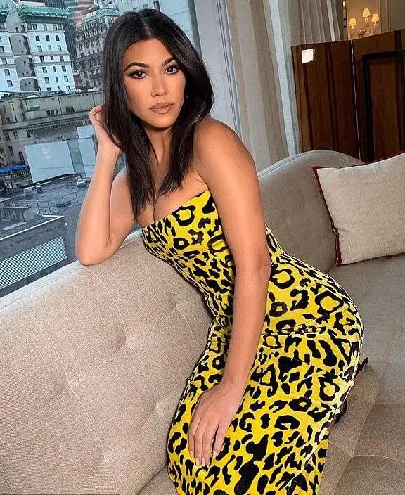 Роскошное сексуальное леопардовое облегающее Бандажное Платье До Колена без