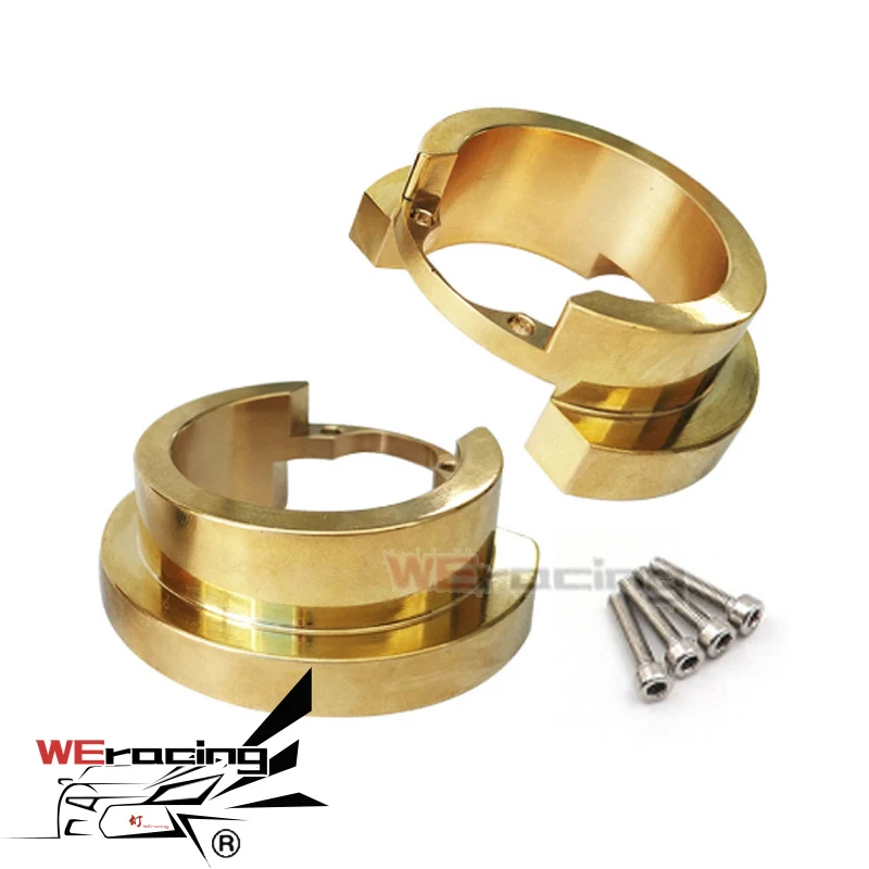 

2PCS Axle Doors Brass Counterweight Balance Weight For 1/10 Rc Crawler Trx-4 Trx4 S93