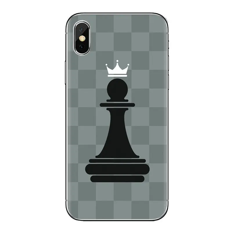 Шахматная доска для Xiao mi 6 A1 Max x 2 5X 6X Red Note 5 5A 4X 4A A4 4 3 Plus Pro прозрачный мягкий чехол