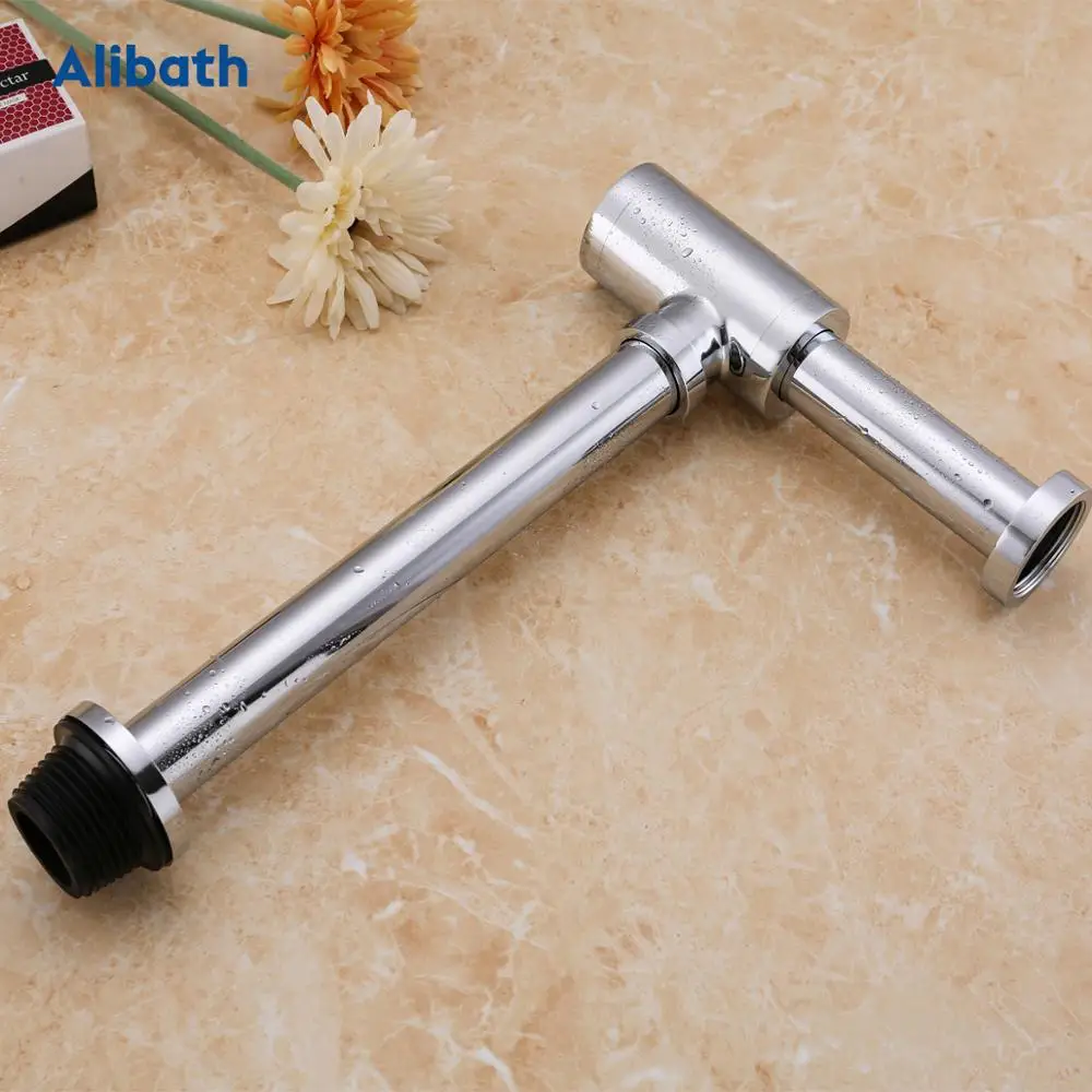 Раковина для бутылки латунная ванная комната сифонная труба раковины сливы с