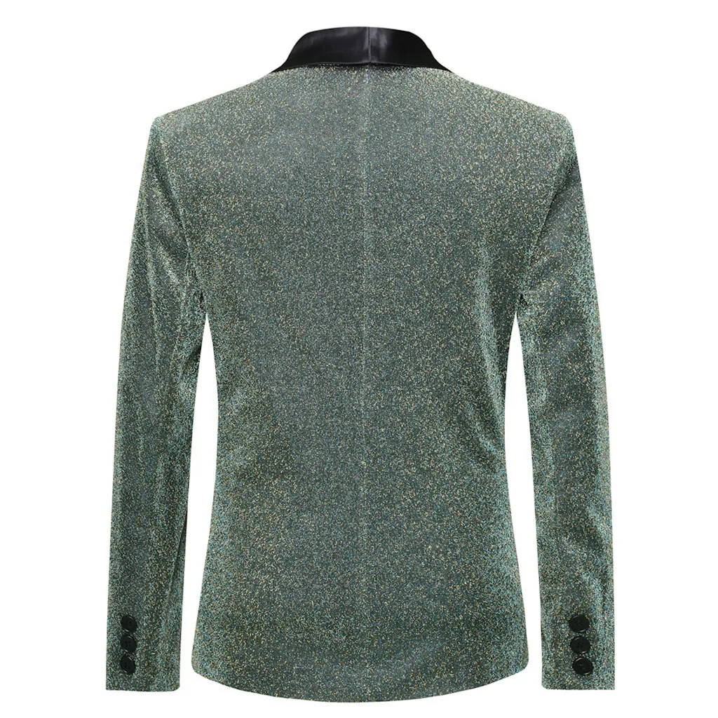 Вечерние стящий вечерний мужской костюм куртка приталенный Мужской Блейзер terno