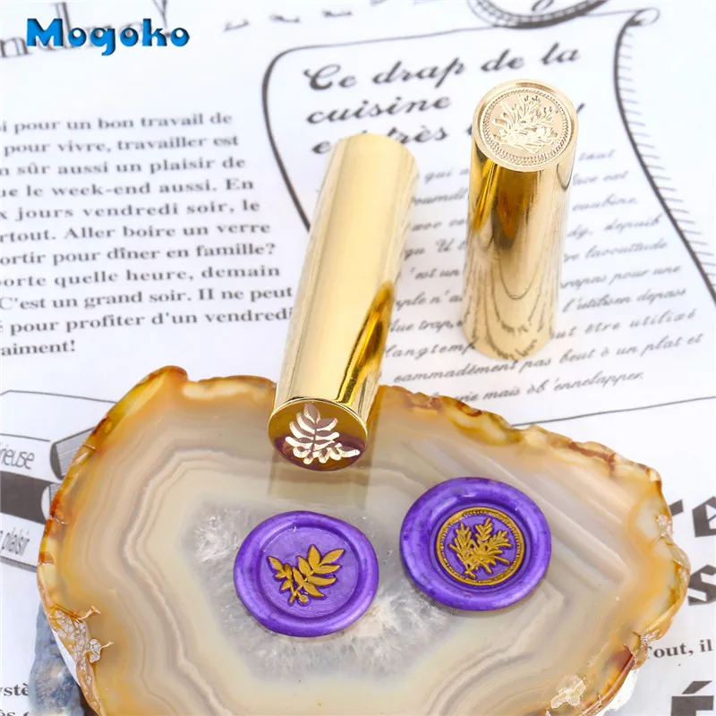 Миниатюрный ретро-воск Mogoko для запечатывания диаметром 15 мм латунный цилиндр