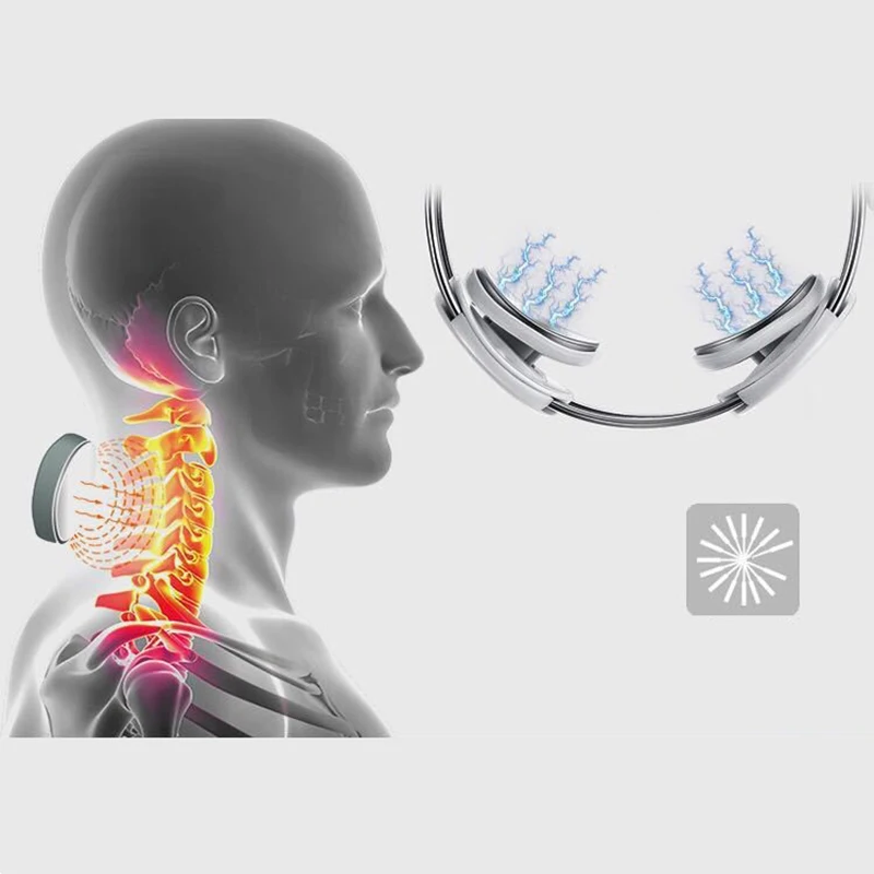 Электрический импульсный массажер для шеи беспроводной шейного позвонка