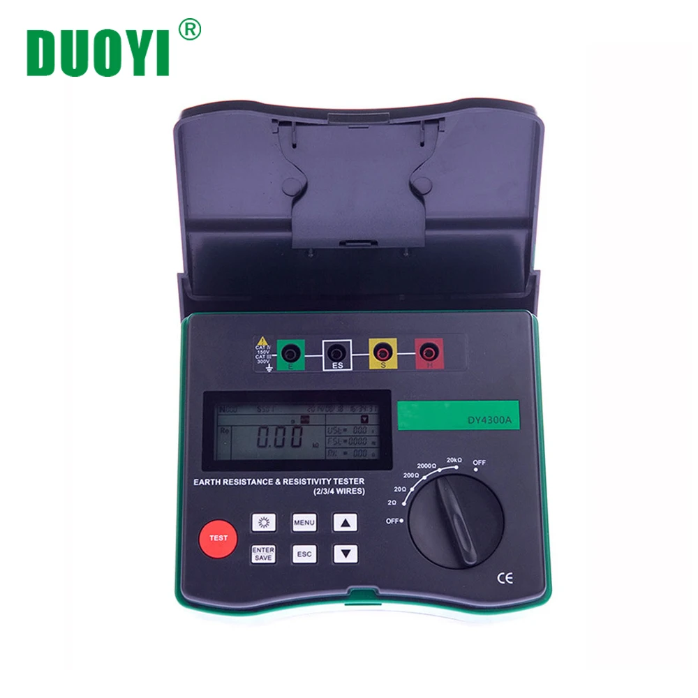 Цифровой тестер сопротивления земли DUOYI DY4300|Измерители сопротивления| |