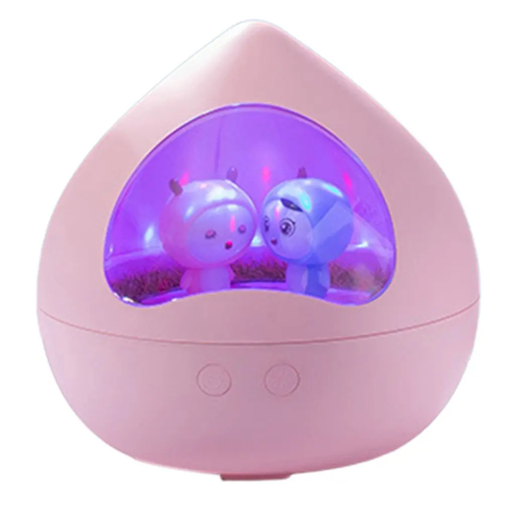 

Creative Rotating Music Night Light Bedroom Children's Room Atmospheric Music Light Bedside Sleep Aid Light