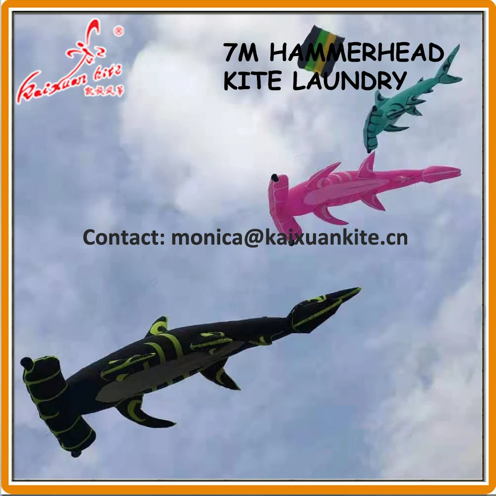 Стирка Морской Головы Акулы надувная лампа от Weifang kaixuan kite factory|Воздушные змеи| |