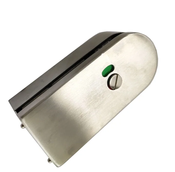 

Латунный материал из нержавеющей стали для ванной комнаты, душевой комнаты, туалета, простой деревянный стеклянный дверной замок