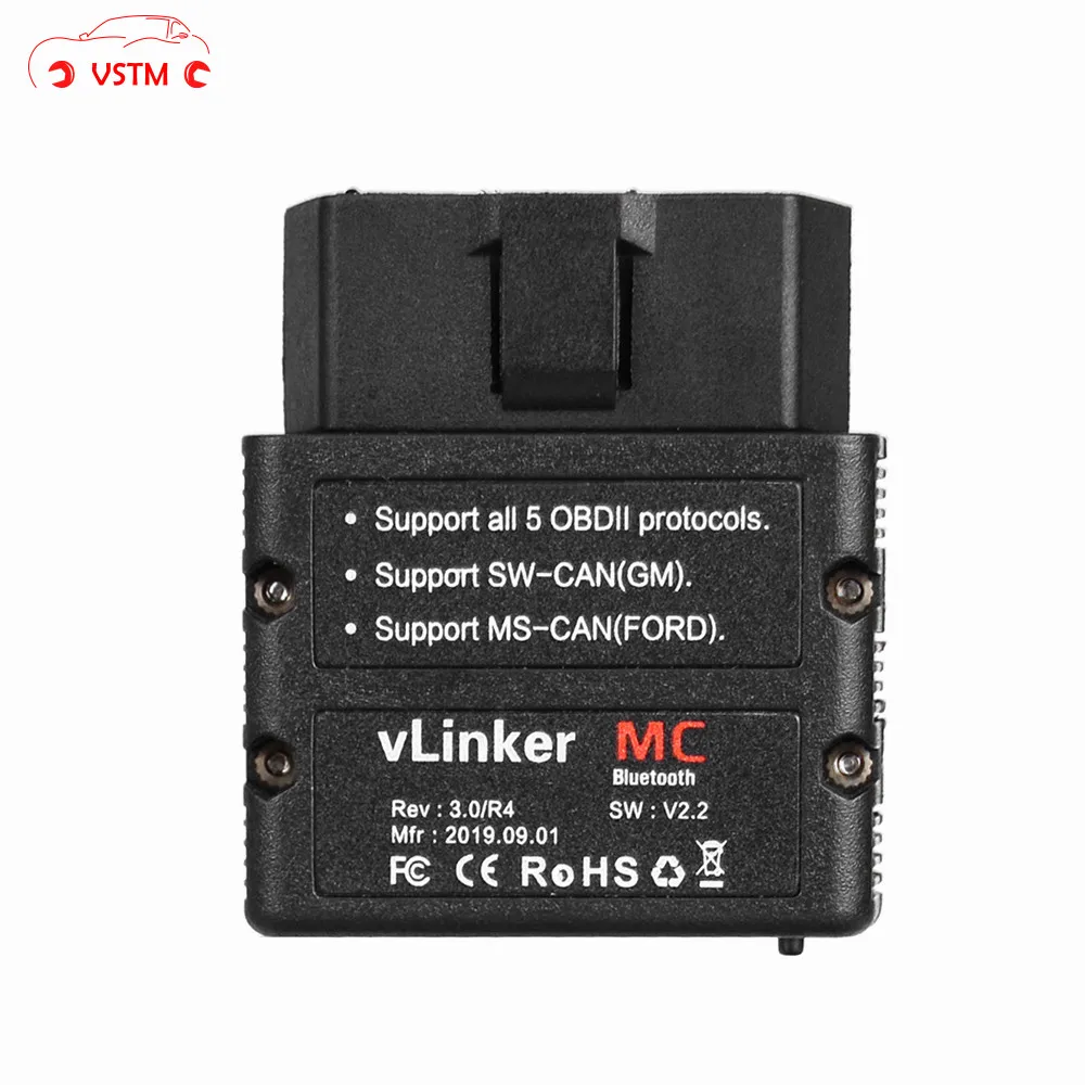 Vgate VLinker MC + ELM327 V2.2 WIFI Forscan ELM 327 для автомобиля OBD2 Bluetooth 4 0 Автомобильный