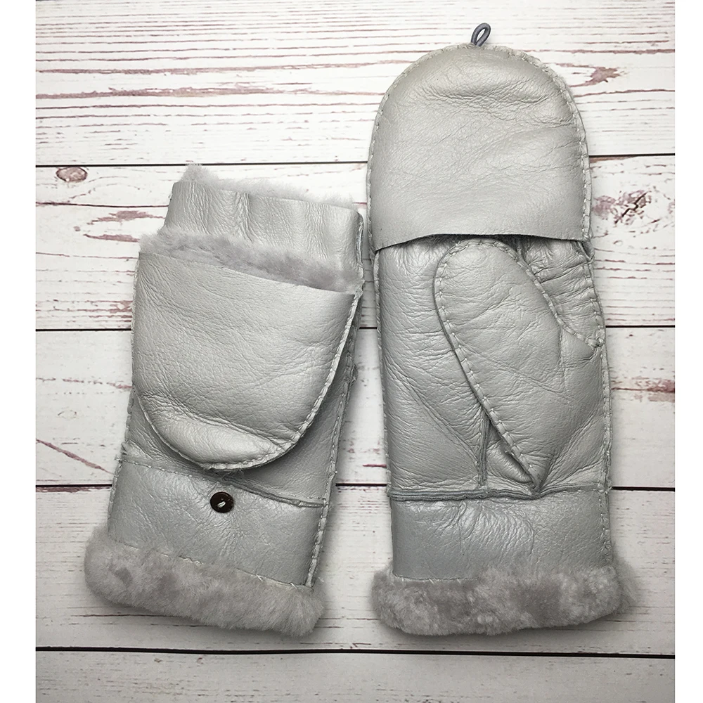 Для женщин натуральная кожа Перчатки сенсорный экран овчины Перчатки; сезон осень-зима модные женские туфли ветронепроницаемые перчатки