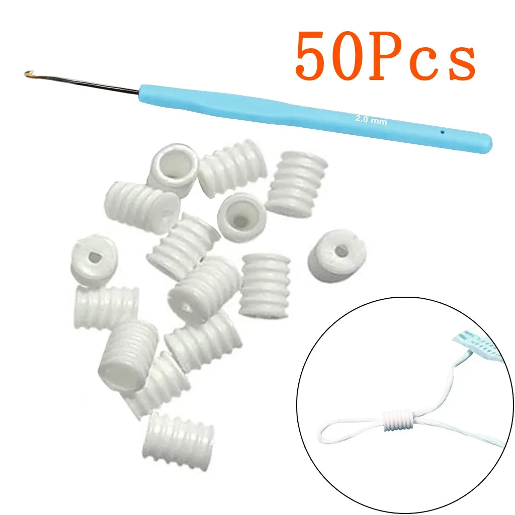 Оптовая продажа 50 шт. силиконовая Пряжка для маски шнур с застежками