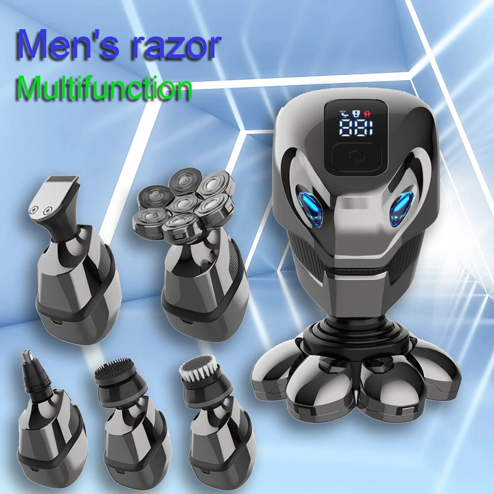 Новая электрическая бритва для мужчин многофункциональная машинка стрижки