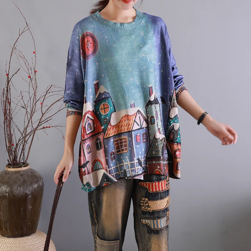 Модный женский вязаный свитер Max LuLu в Корейском стиле женские хлопковые свитера