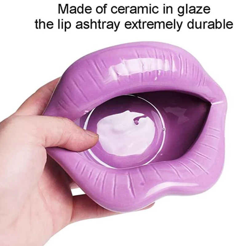 Пепельница пикантные губы керамическая пепельница Бездымная домашняя декорация