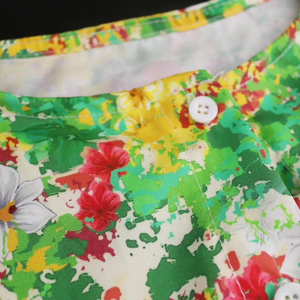 

Women Printed Dress Cake Ruffles Half Sleeves O Neck Mini Length Floral Female Fashion African Plus Size Ladies Vestidos Robes