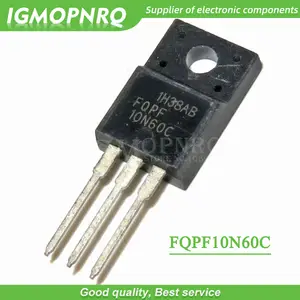 5PCS FQPF10N60C 10A 600V N-Channel Field effect transistor TO-220F NEW