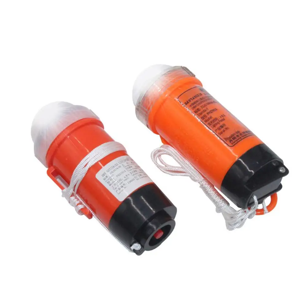 

2pcs Life Jacket Indicator Lights Surfing Life Vest LED Lithium Lamp Self-Lighting Life Saving Swim Boating Survival Flashlights