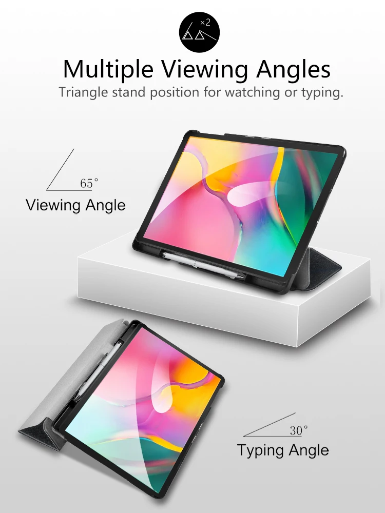 Чехол для планшета samsung galaxy Tab A 10,1 SM-T510 SM-T515 T510 T515 чехол-подставка для galaxy Tab A SM T510 держатель для ручки