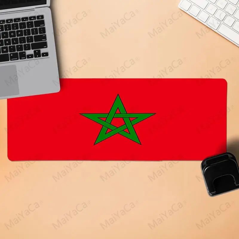 

MaiYaCa Personalized Cool Fashion Maroc Morocco Flag Laptop Computer Mousepad large big 40*90cm mousepad for cs go lol dota2