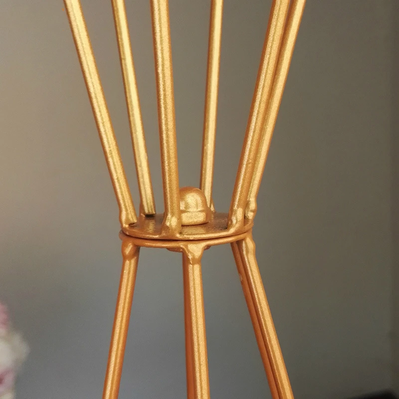 Европейский Железный свинцовый реквизит для свадьбы стола подставки цветов