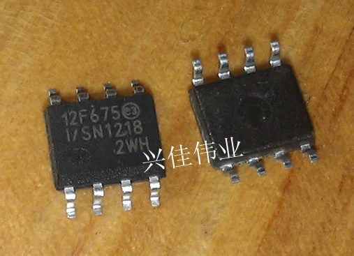 5 шт./лот PIC12F675-I/SN SOP-8 PIC12F675 SOP 12F675-I/SN SMD 12F675 SOP8 в наличии