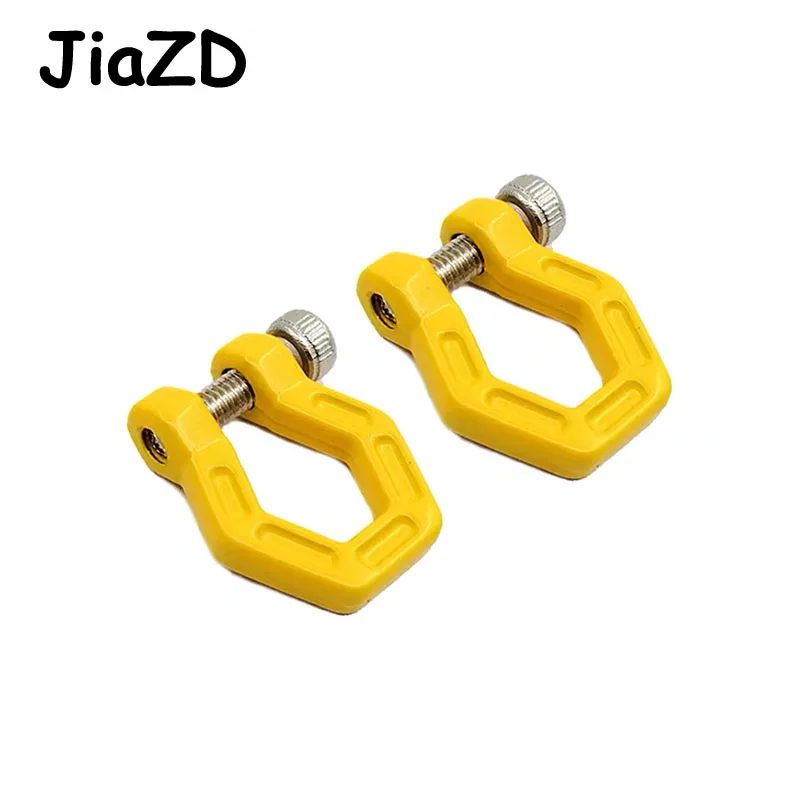 4 шт. Красный алюминиевый крюк для бампера с прицепом для автомодели RC Crawler Car 1/10 Traxxas TRX-4 Axial SCX10 90046 D90 аксессуары Y09 on.