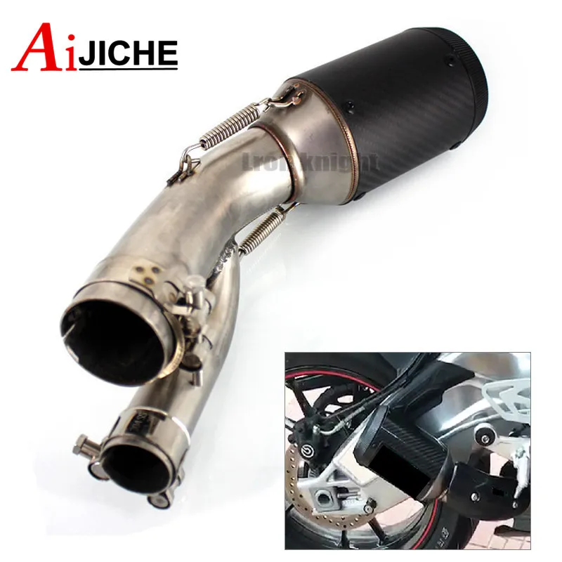 

For BMW S1000RR S1000XR S1000R S1000 RR S 1000 RR XR R 2018 2017 Motorcycle Muffler Exhaust System Pipe Middle Parts Motorbike