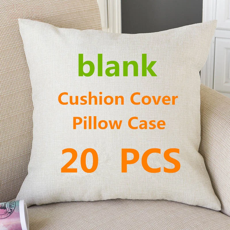20 шт. пустая наволочка для дивана бежевый чехол ручная роспись материал сделай