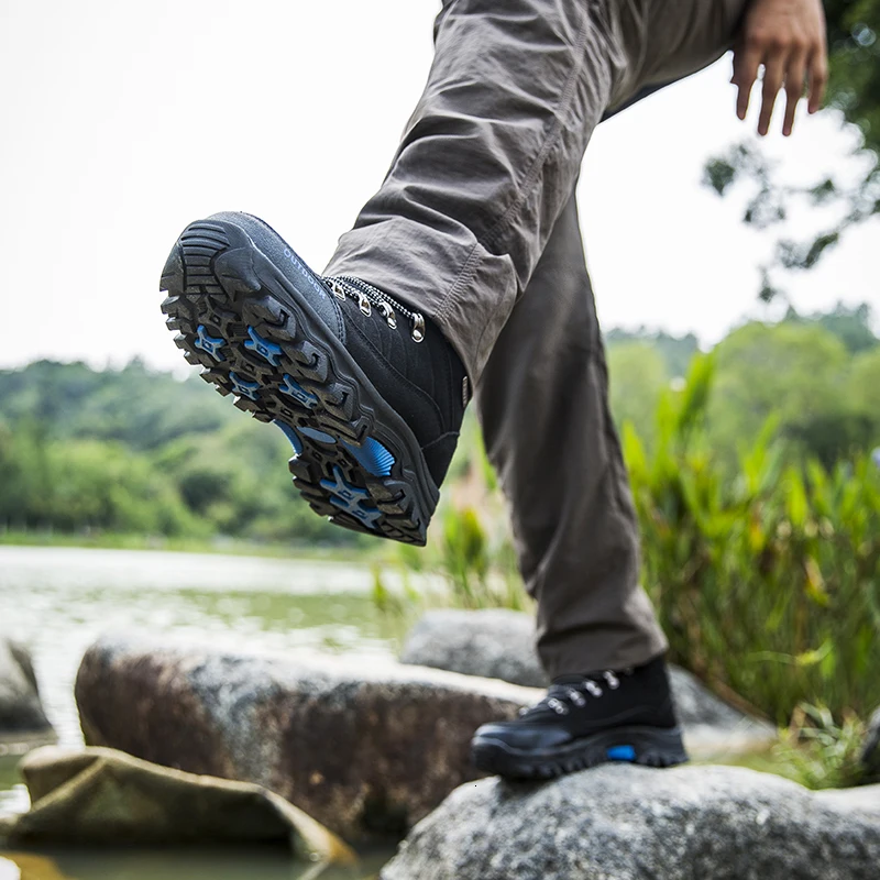 CINESSD/мужские уличные треккинговые ботинки с высоким берцем Водонепроницаемая