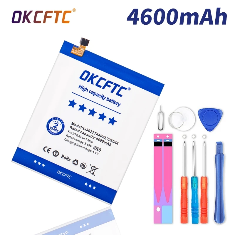 Новый оригинальный аккумулятор 4600 мАч Li3927T44P8h726044 для телефона ZTE Axon 7 Mini B2017 B2017G 5 2
