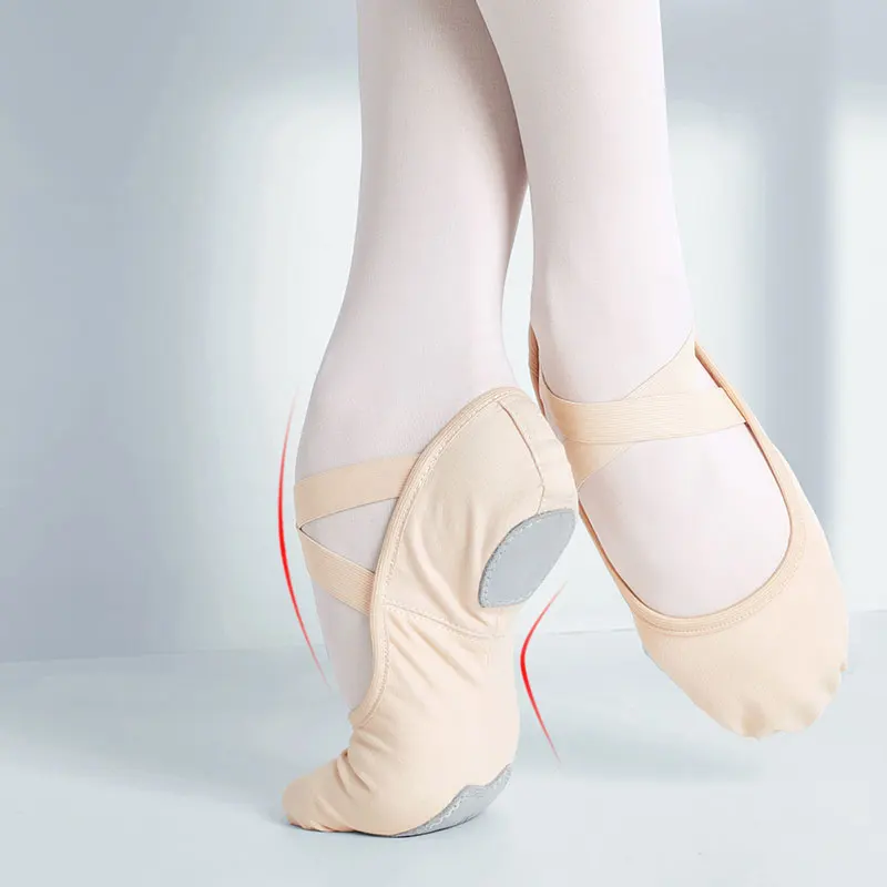 

Ballet Shoes Adult Professional Elastic Fabric Soft Sole Ballet Shoes Women Children Ballet Slippers