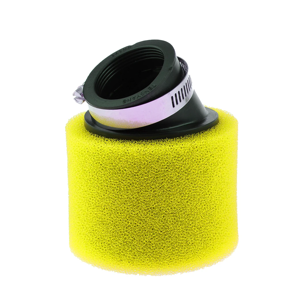 Универсальный изогнутый воздушный фильтр из пены моющийся для мотоцикла