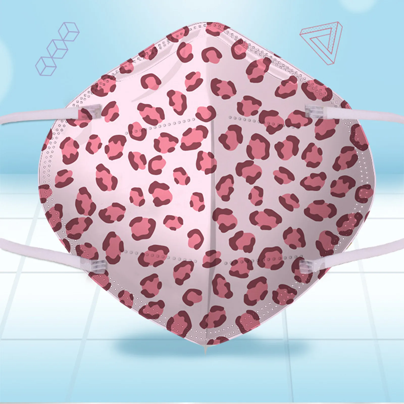 

5/10 Pcs Bow Pink Print Pour Adulte Cute Dust Mask Foldable Reusable Cosplay Drop Shipping In Stock Mondkapjes For Men And Women