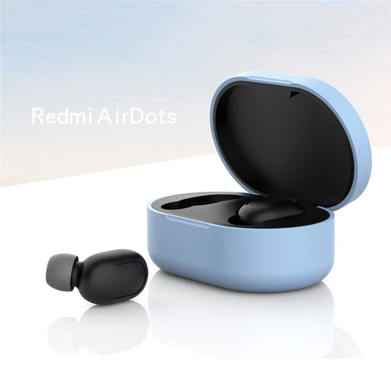 Силиконовый наушник чехол для Xiaomi mi Red mi AirDots наушники защитный чехол TWS Bluetooth беспроводная гарнитура для наушников оболочка