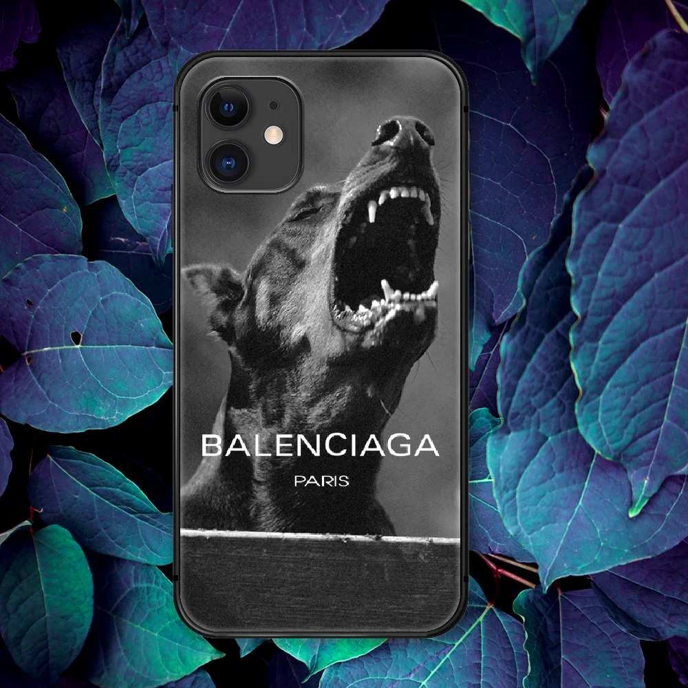 

Italian Luxury Brand Phone Case For IPhone 4 4s 5 5S SE 5C 6 6S 7 8 Plus X XS XR 11 12 Mini Pro Max 2020 black Bumper Pretty