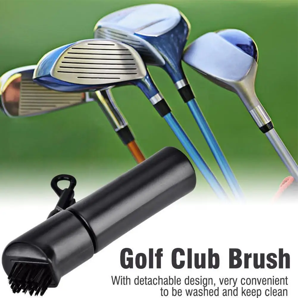 

Multipurpose Plastic Golf Club Spray Cleaning Brush Cleaner Accessory High Removable Quality Golf Bristles Golf Hook with T T0J6