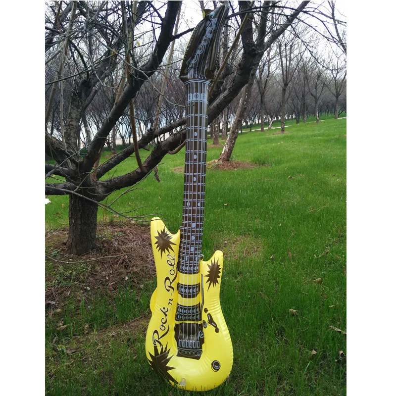 95 см надувная гитара ПВХ реквизит для сцены детский симулятор надувной
