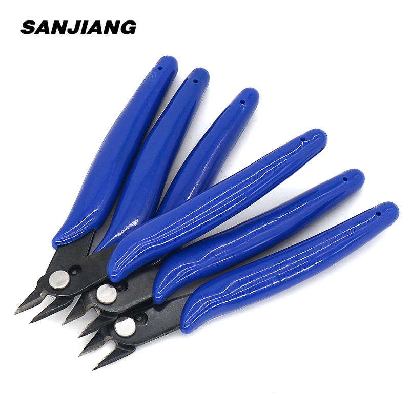 3Pcs/5Pcs/10Pcs mini Hand Tools Practical Electrical Wire Cable Cutters Cutting Side Snips Flush Pliers Mini Pliers