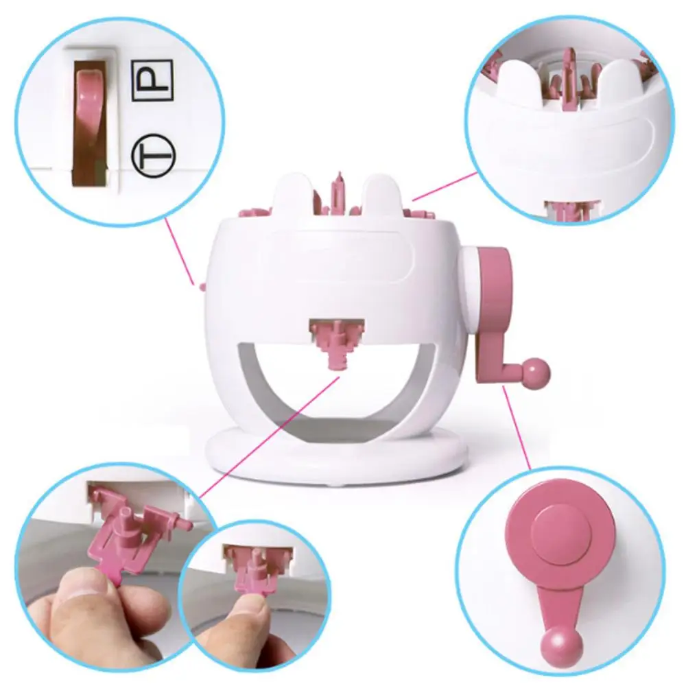 22 иглы детская ручная вязальная машина игрушка DIY Ручная шарф шапка детский