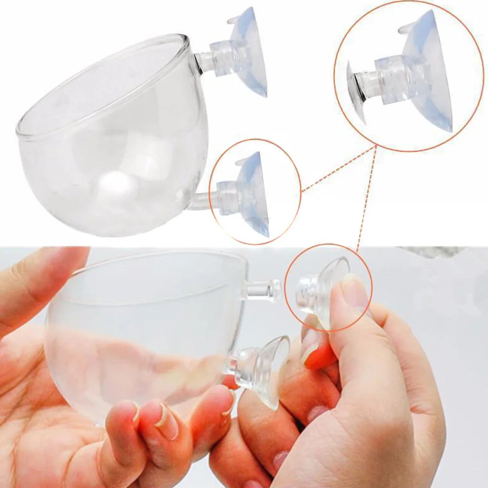 Мини аквариум с красными креветками для аквариума водная кристальная стеклянная