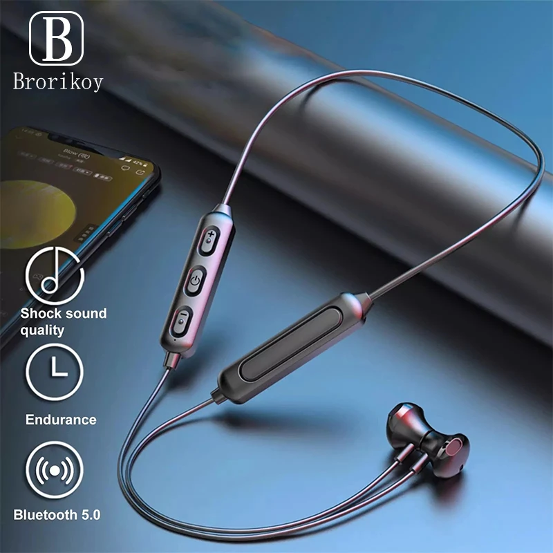 Беспроводные наушники Bluetooth BT-95 спортивные стереонаушники с шейным ободом