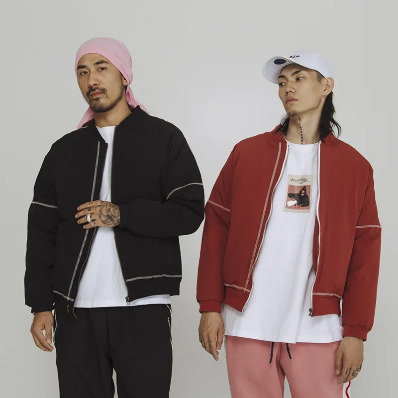 UNCLEDONJM теплая зимняя куртка новая модная куртка-бомбер толстое пальто женские