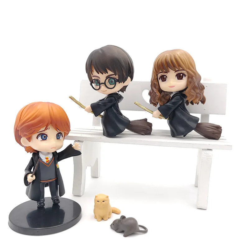 

6pcs 10cm Anime Figure Doll DIY Hand-made Blind Box Characters Movable Dolls Children's Toys Gifts Ornaments Support Wholesale