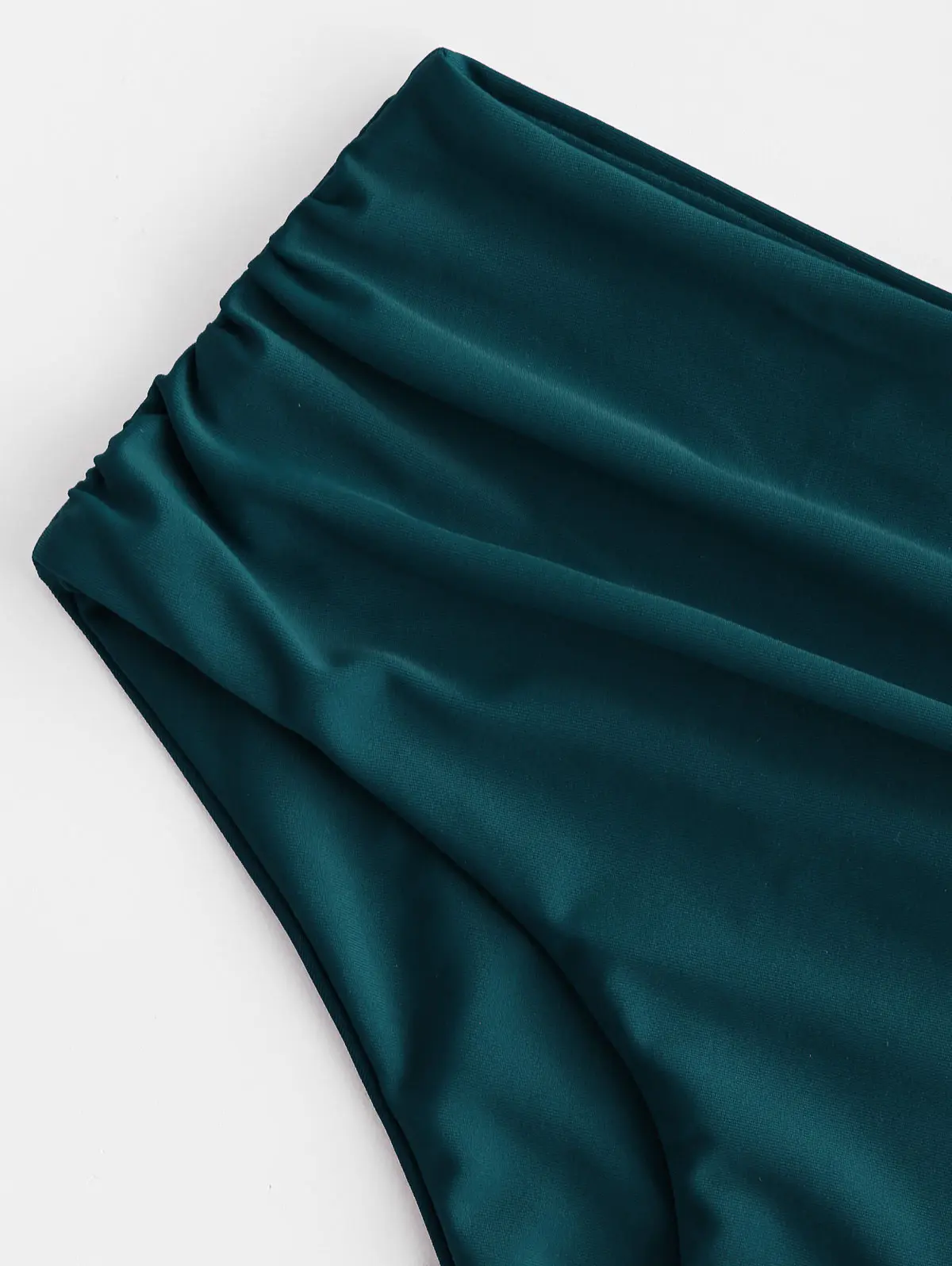 Сплошной купальник-танкини с высокой талией и мраморным принтом | Женская одежда