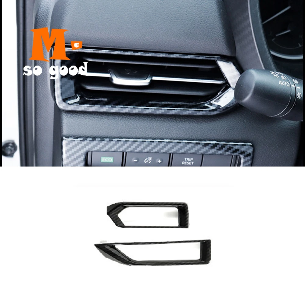 

Trim Sticker Shell Car Styling Interior Accessories Matte/Carbon Fibre for Nissan Sentra 2020 Car Left Right Air Outlet Cover