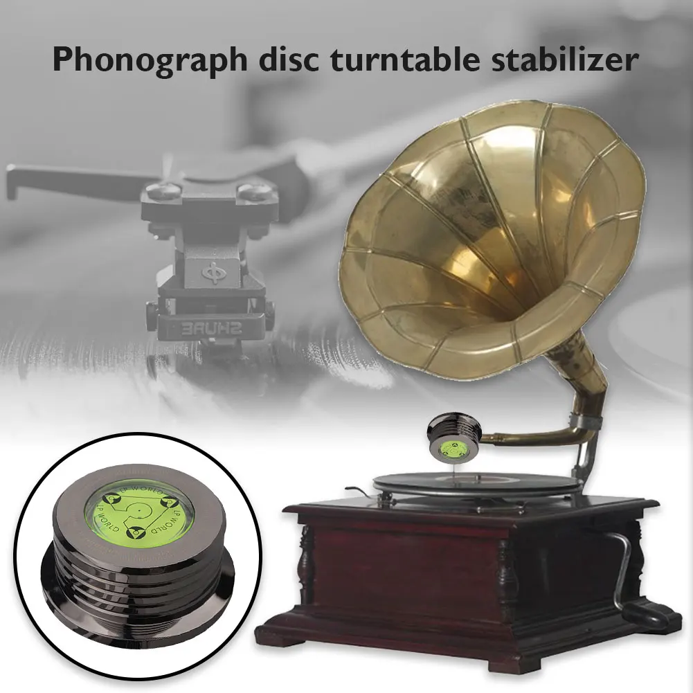 

Record Weight Clamp LP Vinyl Turntables Aluminum Alloy Disc Stabilizer Portable style for Records Player Accessories